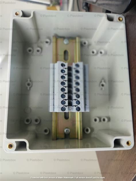 din rail junction box pv|din rail mount receptacle box.